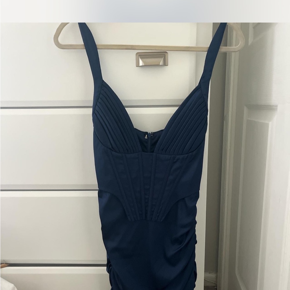 Babyboo Navy corset dress